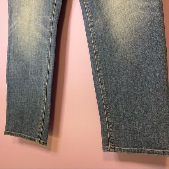 Lucky Brand Lolita Capri Medium Wash Crop Jean Denim Pants Size 32 - Picture 4 of 12